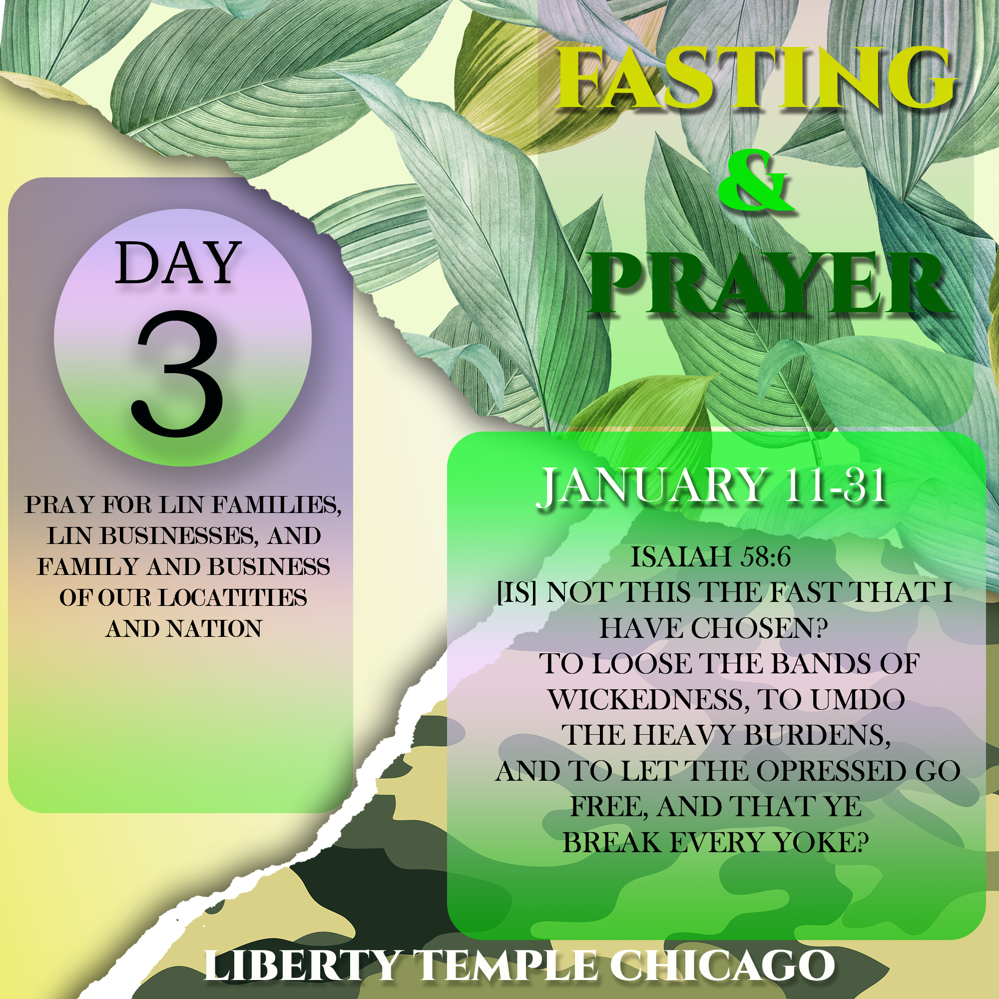 All Prayer & Fasting
