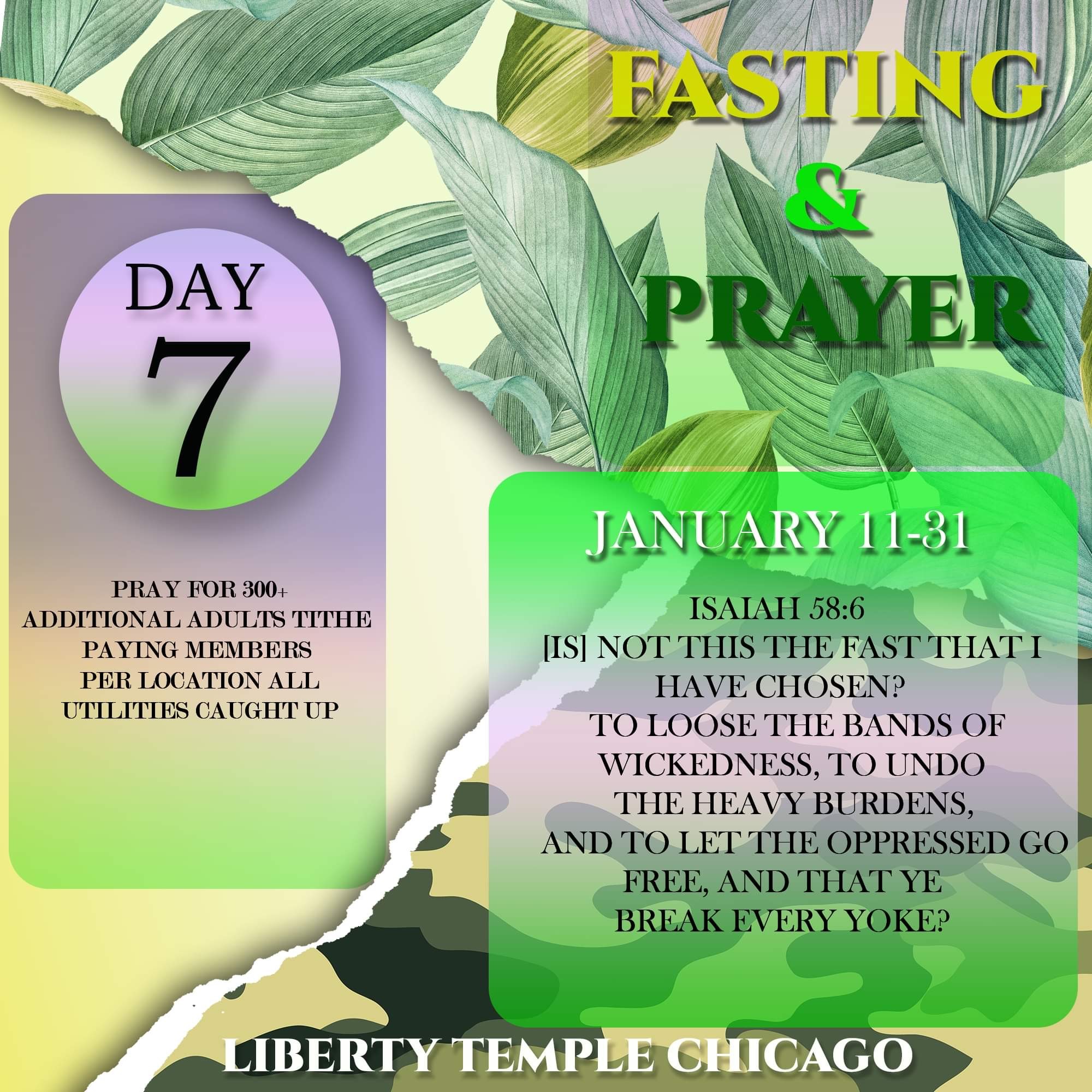 All Prayer & Fasting