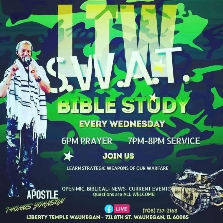 Waukegan Bible study flyer