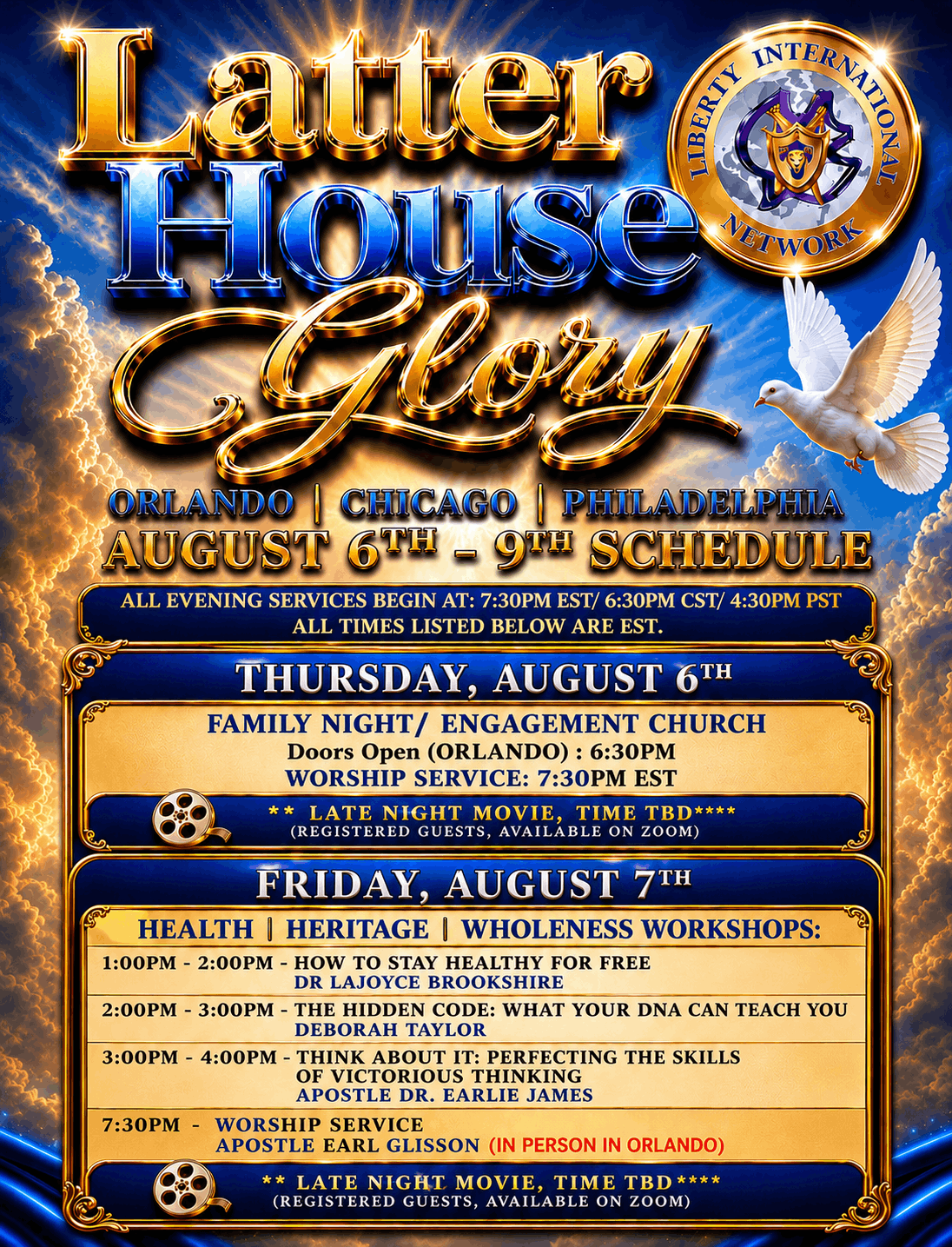 Convocation Schedule 1